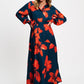 POM Amsterdam Dresses DRESS - Cato Bloom Rouge