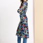 POM Amsterdam Dresses DRESS - Flower Glory Multi Slim