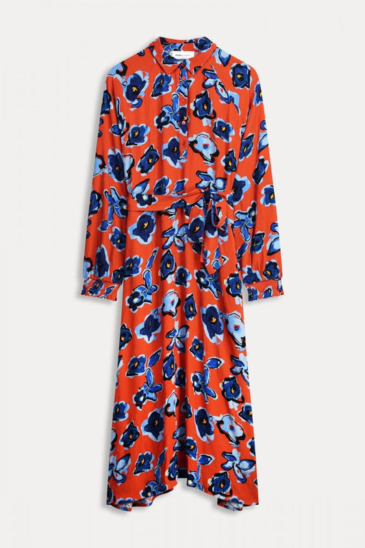 POM Amsterdam Dresses DRESS - Flower Glory Red