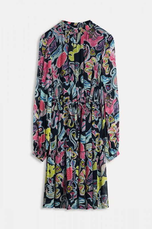 POM Amsterdam Dresses DRESS - Full Glow Deep Blue