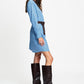 POM Amsterdam Dresses DRESS - Indy Check Sapphire Blue