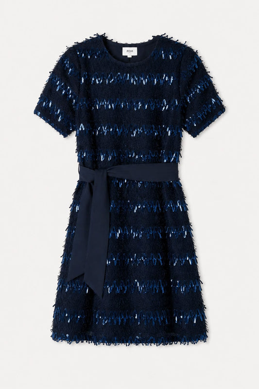 POM Amsterdam Dresses DRESS - Inez Eternal Blue