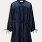 POM Amsterdam Dresses DRESS - Jacquard Midnight Blue