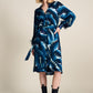 POM Amsterdam Dresses DRESS - Jada Feathers Blue
