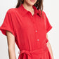 POM Amsterdam Dresses DRESS - Luna Bloom Red