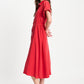 POM Amsterdam Dresses DRESS - Luna Bloom Red