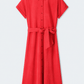 POM Amsterdam Dresses DRESS - Luna Bloom Red