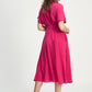 POM Amsterdam Dresses DRESS - Lynn Fuchsia