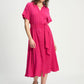 POM Amsterdam Dresses DRESS - Lynn Fuchsia