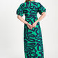 POM Amsterdam Dresses DRESS - Poplin Waves Green