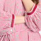 POM Amsterdam Dresses DRESS - Seersucker Red White