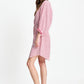POM Amsterdam Dresses DRESS - Seersucker Red White