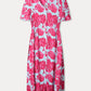 POM Amsterdam Dresses DRESS - Urban Flora Blue