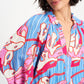 POM Amsterdam Dresses DRESS - Urban Flora Stripe Linen