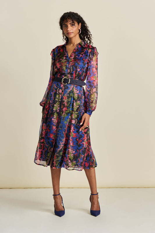 POM Amsterdam Dresses Multi colour / 34 DRESS - Animal Paradise