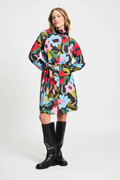 POM Amsterdam Dresses Multi colour / 34 DRESS - Autumn Garden