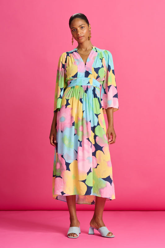 POM Amsterdam Dresses Multi colour / 34 DRESS - Cherry Blossom