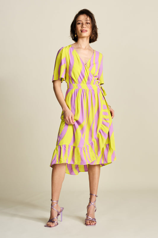 POM Amsterdam Dresses Multi colour / 34 DRESS - Desert Heat