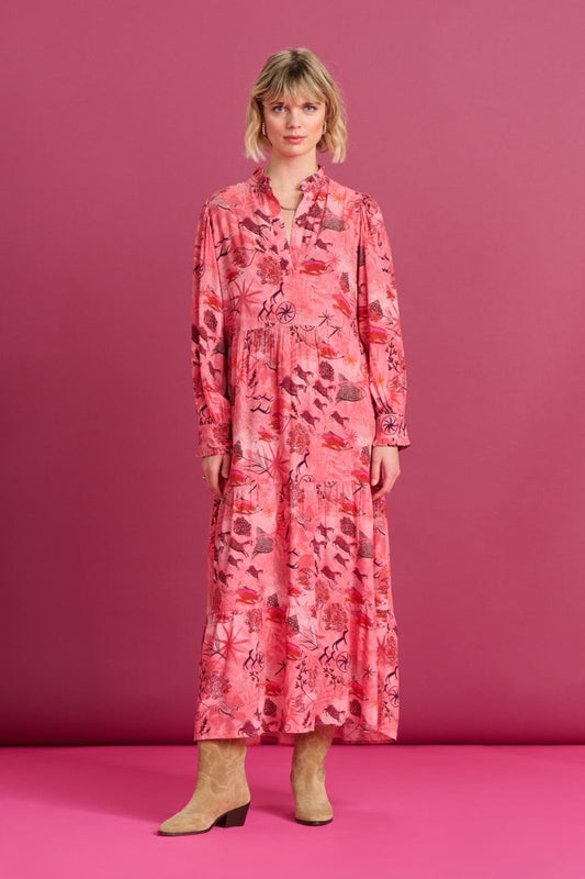 POM Amsterdam Dresses Pink / 34 DRESS - Fantastique Rose