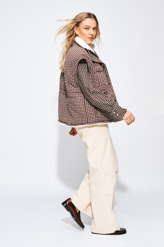 POM Amsterdam Gilets Brown / 34 GILET - Glen Brown Check