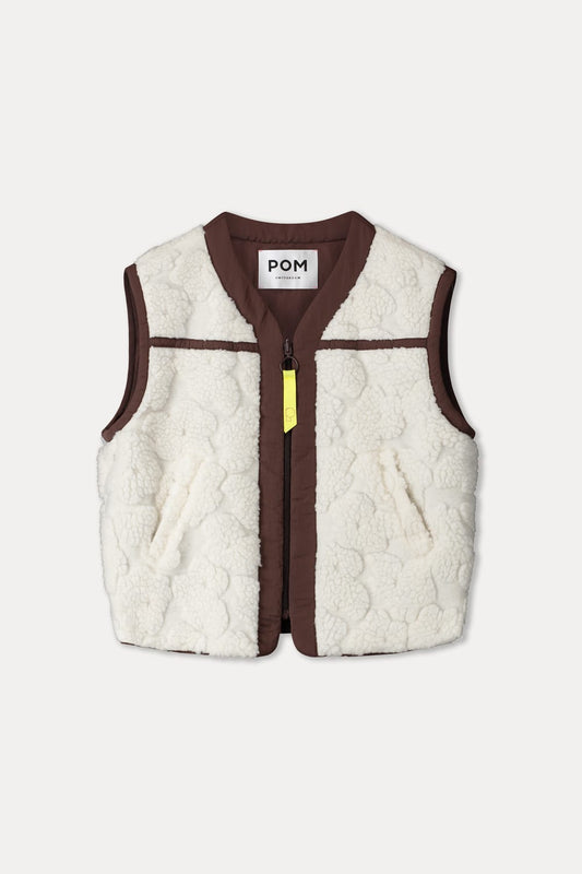 POM Amsterdam Gilets GILET - Gigi Ecru