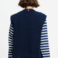 POM Amsterdam Gilets GILET - Gina Eternal Blue