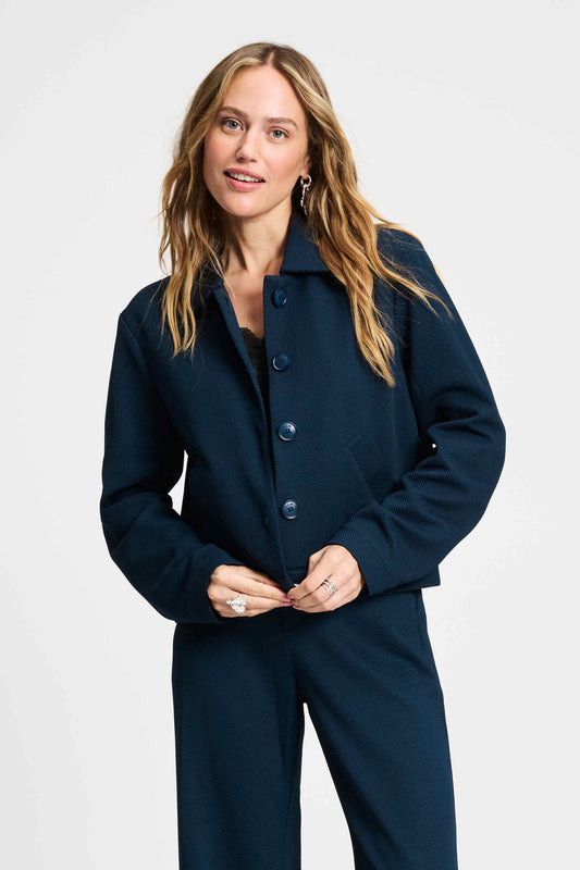 POM Amsterdam Jackets Blue / 34 JACKET - Iris Eternal Blue