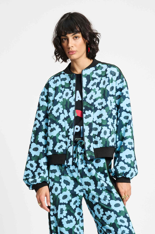 POM Amsterdam Jackets Blue / 34 JACKET - Wild Flowers Blue