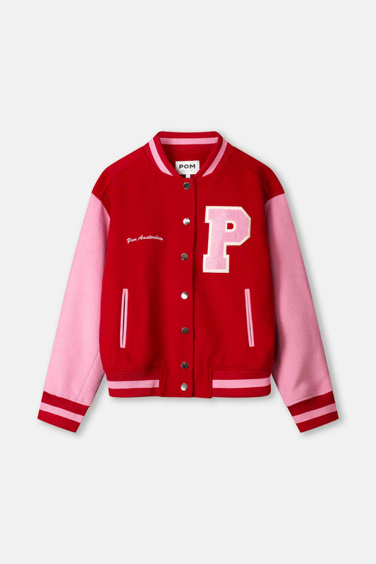 POM Amsterdam Jackets JACKET - Baseball Chili Red