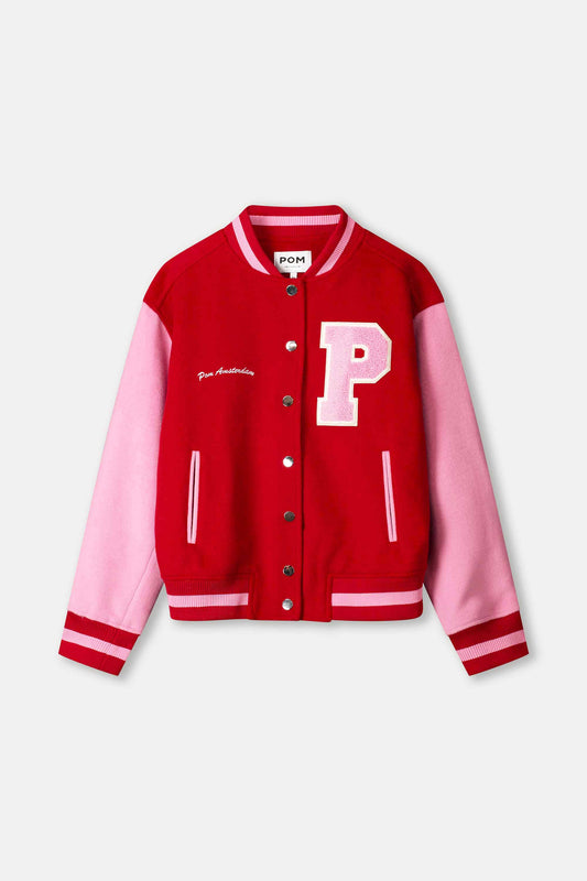 POM Amsterdam Jackets JACKET - Baseball Chili Red