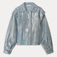 POM Amsterdam Jackets JACKET - Denim Metallic