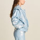 POM Amsterdam Jackets JACKET - Denim Metallic