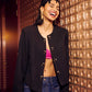 POM Amsterdam Jackets JACKET - Donna Tweed Black