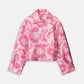 POM Amsterdam Jackets JACKET - Floral Jacquard Raspberry