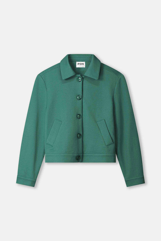 POM Amsterdam Jackets JACKET - Iris Pine Green