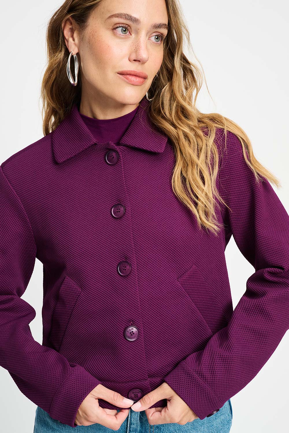 POM Amsterdam Jackets JACKET - Iris Plum