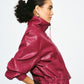 POM Amsterdam Jackets JACKET - Jenna Burgundy Red