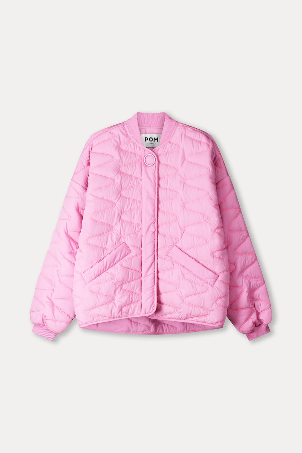 Pink quilted jacket | Quilted Cheering Pink | POM Amsterdam