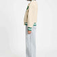 POM Amsterdam Jackets JACKET - Teddy Baseball Ecru