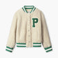 POM Amsterdam Jackets JACKET - Teddy Baseball Ecru