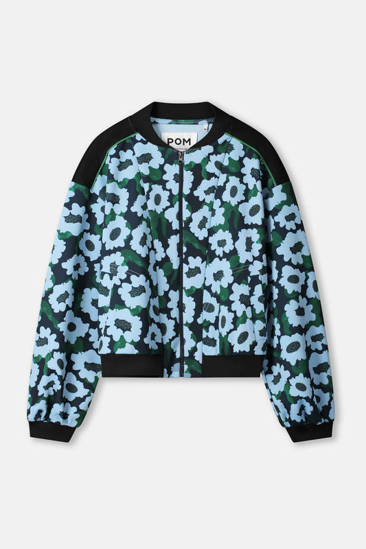 POM Amsterdam Jackets JACKET - Wild Flowers Blue