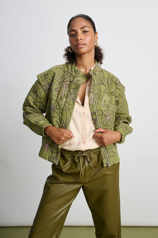 POM Amsterdam Jackets Pink / 34 JACKET - Dreams Olive Green