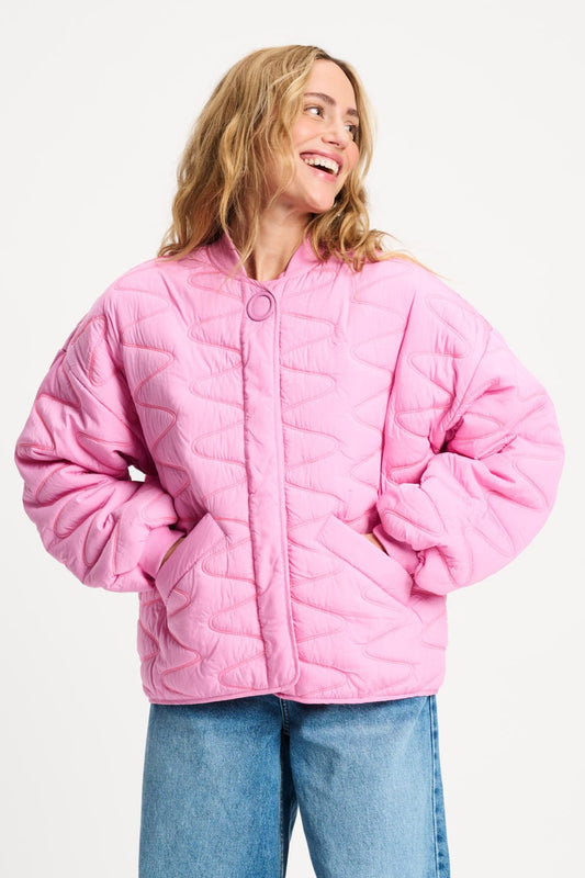 POM Amsterdam Jackets Pink / 34 JACKET - Quilted Cheering Pink