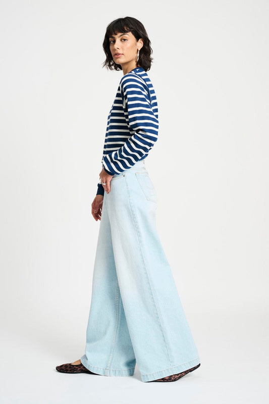 POM Amsterdam Jeans Blue / 34 JEANS - Baggy Wideleg Light Blue
