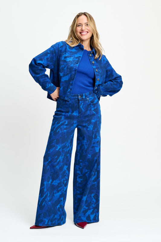 POM Amsterdam Jeans Blue / 34 JEANS - Jodi Animal Eternal Blue