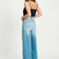 POM Amsterdam Jeans JEANS - Baggy Wideleg Mid Blue