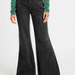 POM Amsterdam Jeans JEANS - Flare Washed Black