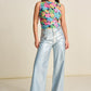 POM Amsterdam Jeans JEANS - Wide Leg Denim Metallic