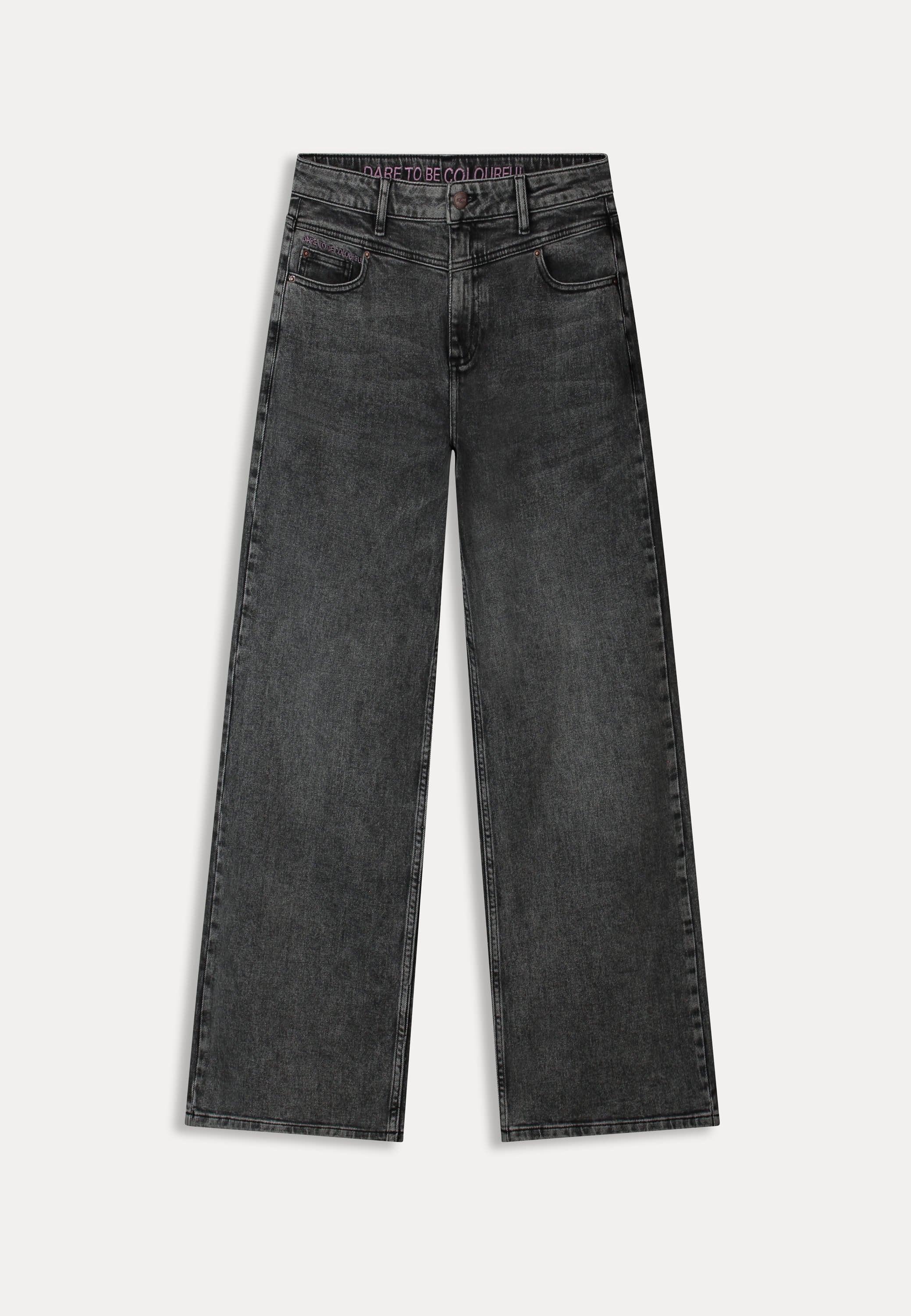 Grey jeans | Wide leg Grey Storm | Official website | POM