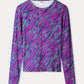 POM Amsterdam Longsleeves LONGSLEEVE - Animal Purple